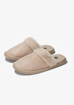 Sale Metallic Golden Light Home Slipper Zapatillas De Casa|Zapatillas De Casa