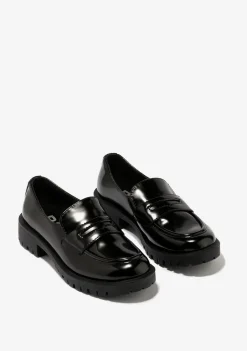 Shop Mocasines De Niña Negro B&W Zapatos|Colegiales
