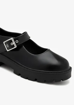 Best Mocasines Hebilla Negro B&W Zapatos|Bailarinas