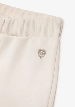Hot Pantalones Felpa Beige Pantalones Y Leggins