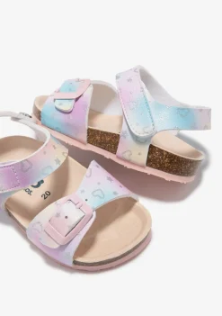 Outlet Sandalias Bebé Corazones Estrellas Multicolor Sandalias|Sandalias Bio