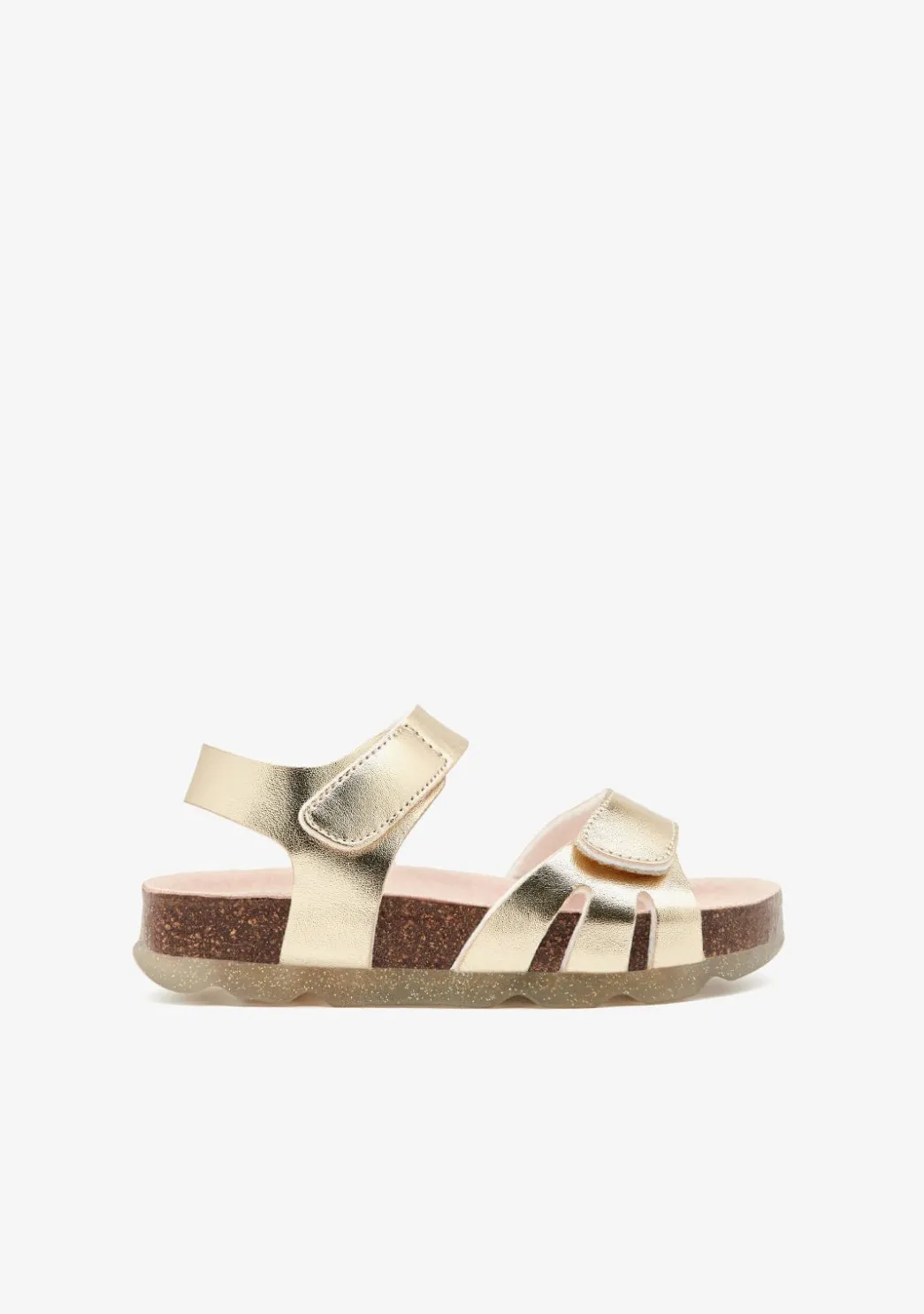 Best Sandalias BIO Tiras Oro Sandalias|Sandalias Bio