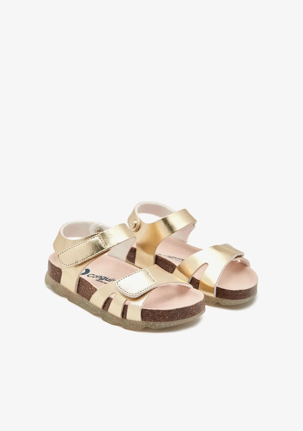Best Sandalias BIO Tiras Oro Sandalias|Sandalias Bio