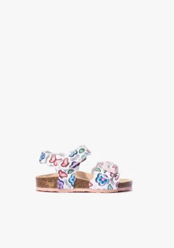 Shop Sandalias De Bebé Bio Flores Blanco Sandalias|Sandalias Bio