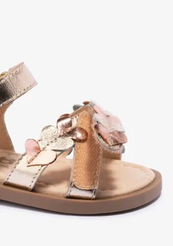 Discount Sandalias De Bebé Metalizado Napa Sandalias|Sandalias