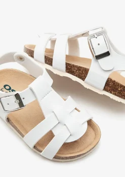 Fashion Sandalias De Bebé Tiras Blanco Sandalias|Sandalias Bio