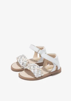 Clearance Sandalias De Bebé Trenza Blanco Sandalias|Sandalias