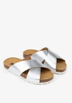 Fashion Sandalias De Niña Bio Basic Silver Sandalias|Sandalias Bio