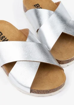 Fashion Sandalias De Niña Bio Basic Silver Sandalias|Sandalias Bio