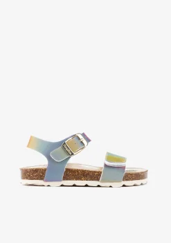 Best Sandalias De Niña Bio Iridiscente Multicolor Sandalias Bio|Sandalias