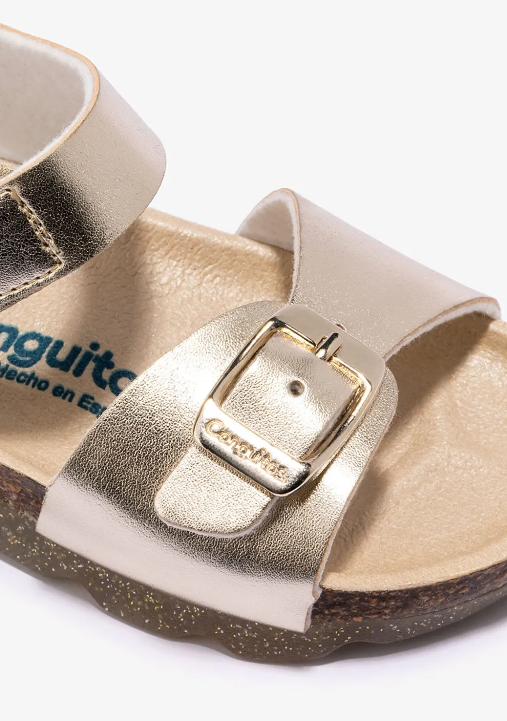 Shop Sandalias De Niña Bio Metalizado Platino Sandalias Bio|Sandalias