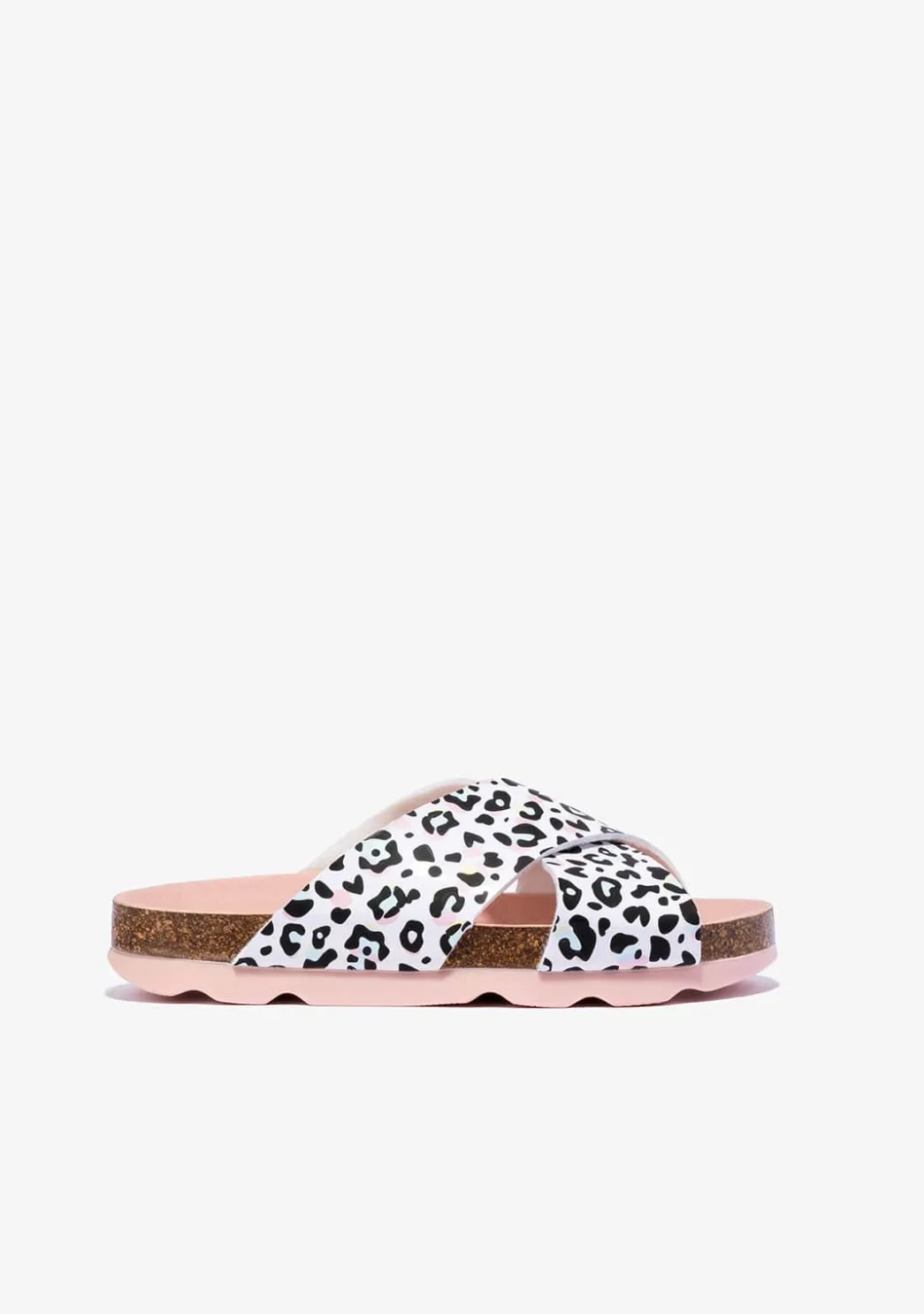 Shop Sandalias De Niña Bio Multicolor Leopardo B&W Sandalias|Sandalias Bio