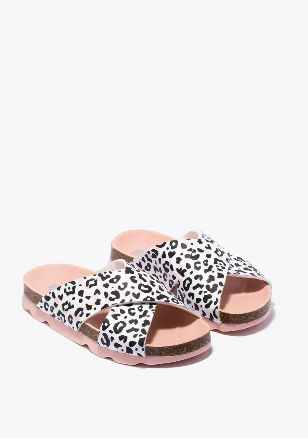 Shop Sandalias De Niña Bio Multicolor Leopardo B&W Sandalias|Sandalias Bio