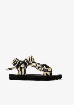 Flash Sale Sandalias De Niña Cebra B&W Sandalias|Sandalias