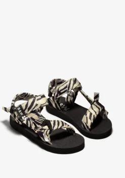 Flash Sale Sandalias De Niña Cebra B&W Sandalias|Sandalias