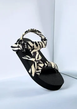 Flash Sale Sandalias De Niña Cebra B&W Sandalias|Sandalias