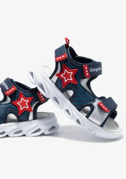 Store Sandalias Deportivas Con Luces Marino Sandalias|Sandalias