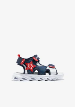 Store Sandalias Deportivas Con Luces Marino Sandalias|Sandalias