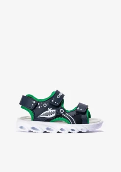 Shop Sandalias Deportivas Unisex Con Luz Azul Sandalias|Zapatillas Con Luces