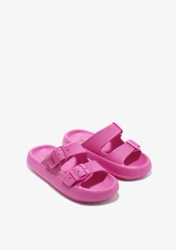 Store Sandalias Doble Hebilla Bio Fucsia Sandalias|Sandalias