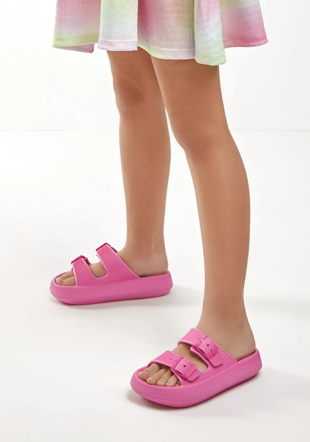 Store Sandalias Doble Hebilla Bio Fucsia Sandalias|Sandalias