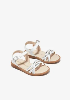 Flash Sale Sandalias Hebilla Blanco Plata Sandalias|Zapatos De Ceremonia