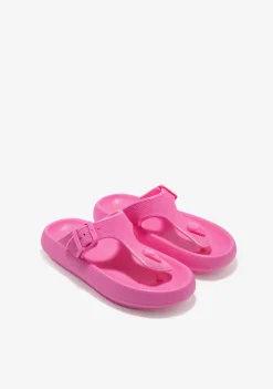 Clearance Sandalias Hebilla Fucsia Sandalias|Sandalias
