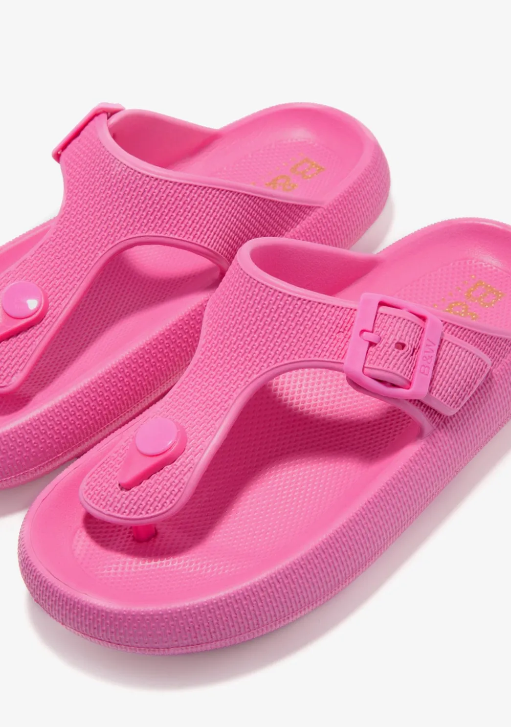 Clearance Sandalias Hebilla Fucsia Sandalias|Sandalias