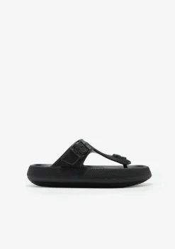 Hot Sandalias Hebilla Negro Sandalias|Sandalias