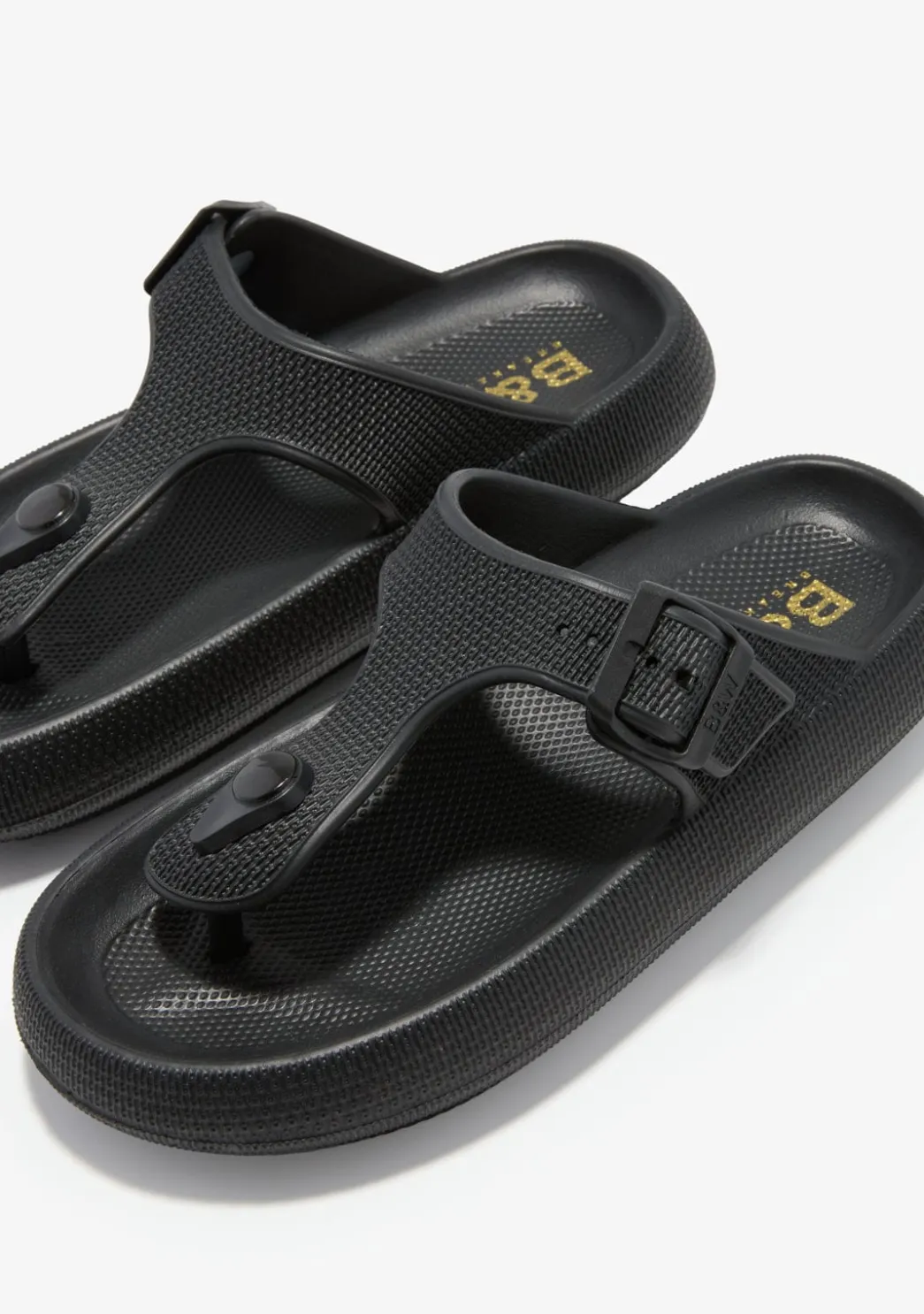 Hot Sandalias Hebilla Negro Sandalias|Sandalias