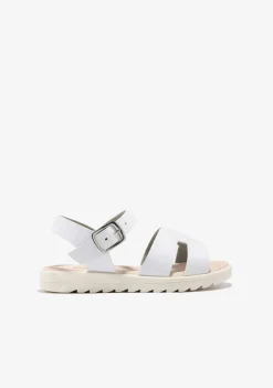 New Sandalias Hebilla Tiras Blanco Sandalias|Zapatos De Ceremonia