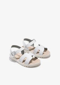New Sandalias Hebilla Tiras Blanco Sandalias|Zapatos De Ceremonia