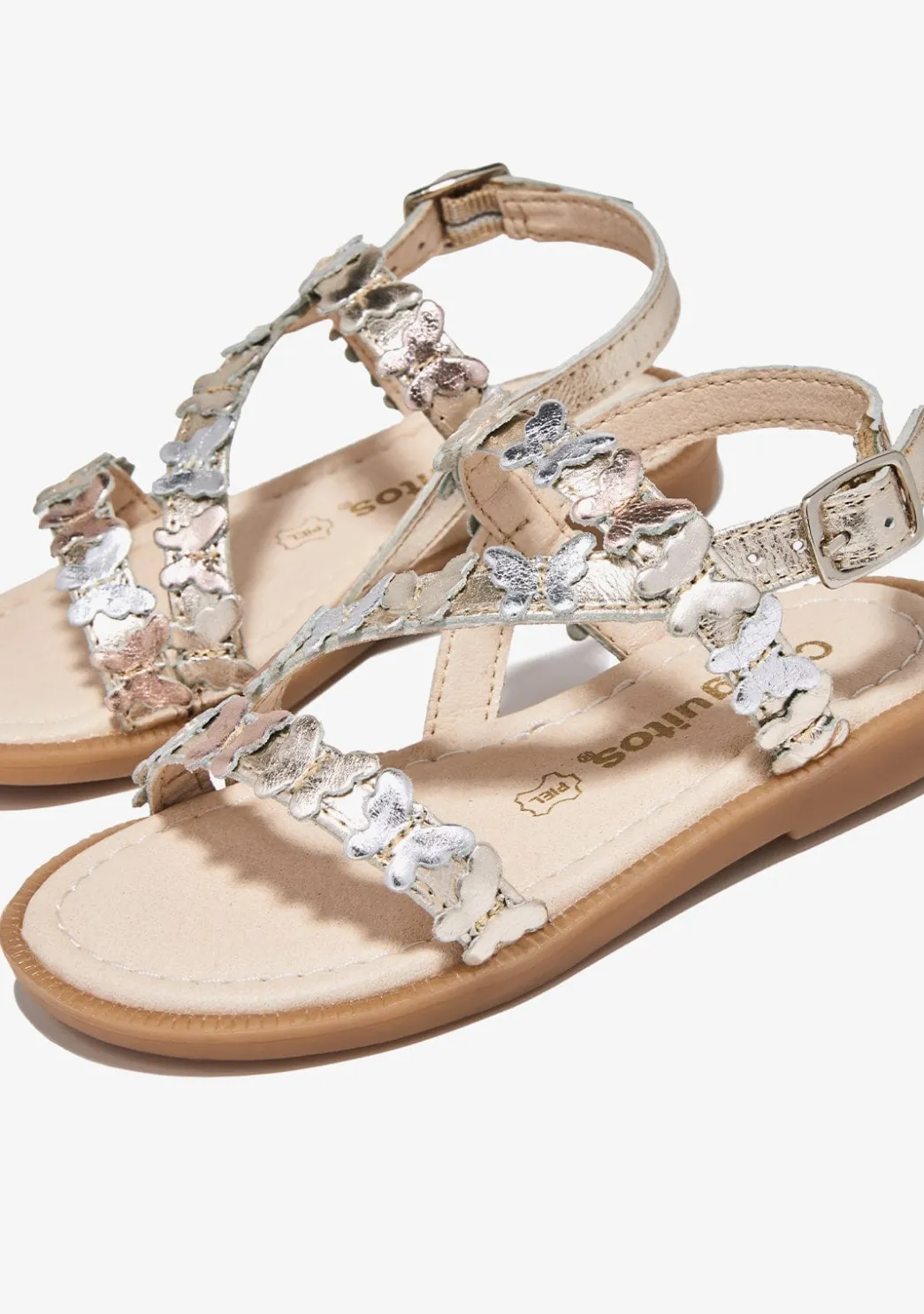 Shop Sandalias Mariposa Plata Sandalias|Zapatos De Ceremonia