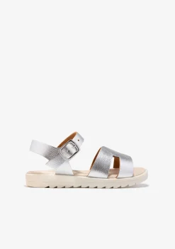 Cheap Sandalias Metalizado Plata Sandalias|Zapatos De Ceremonia