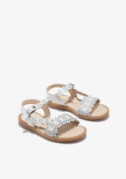 Discount Sandalias Textura Blanco Sandalias|Zapatos De Ceremonia