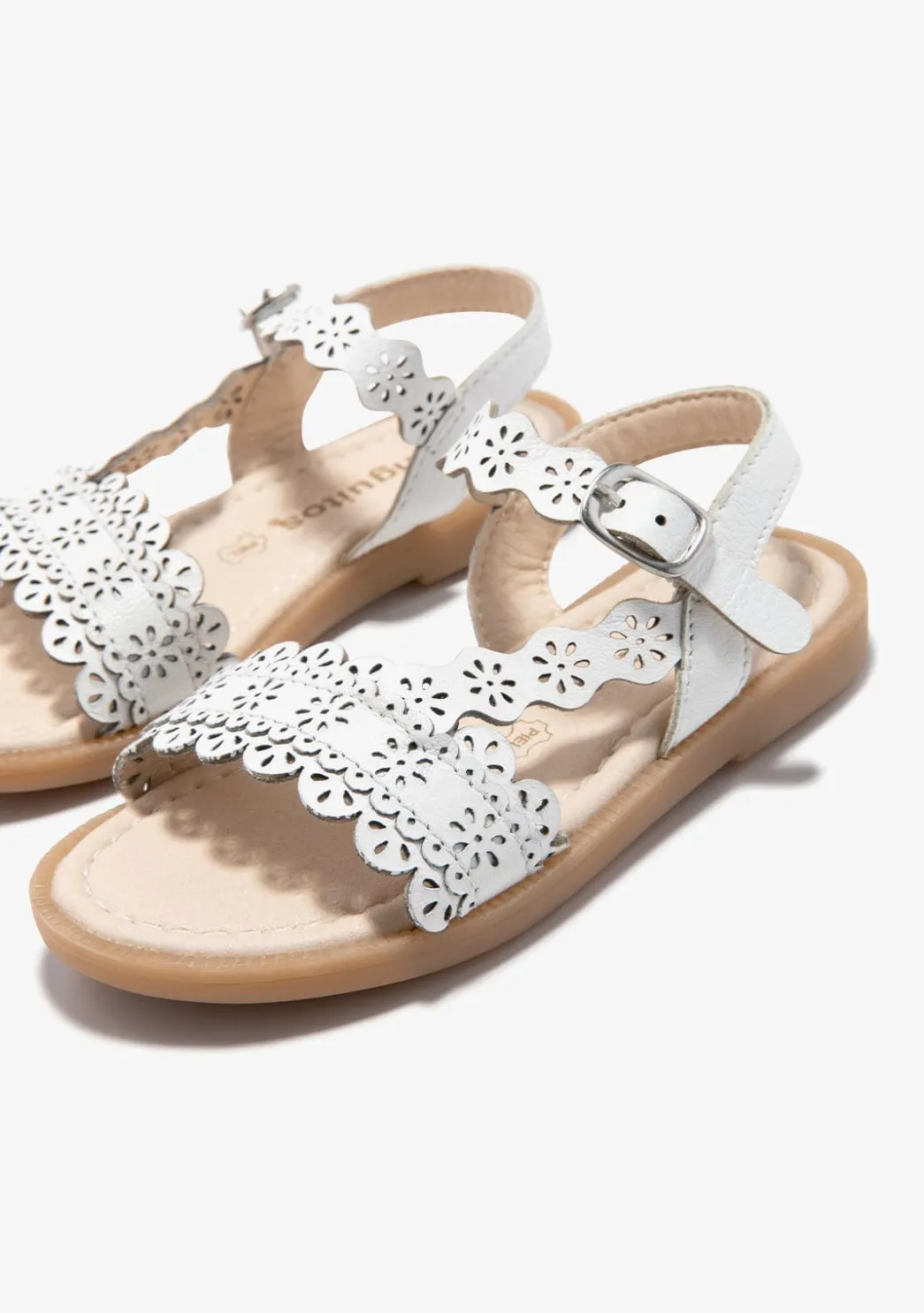Discount Sandalias Textura Blanco Sandalias|Zapatos De Ceremonia