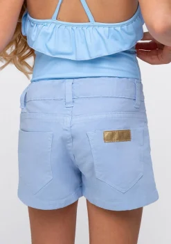 Hot Shorts De Niña Celeste Shorts