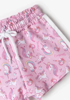 Cheap Shorts Deportivos Unicornios Rosa Shorts