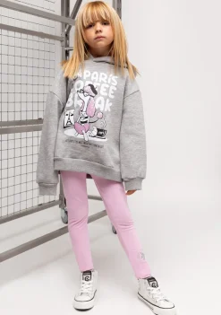 Sale Sudadera De Niña Capucha Puppy Paris Gris Sudaderas