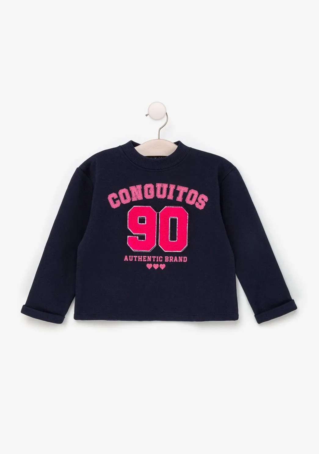 Fashion Sudadera De Niña Marino Camisetas|Sudaderas