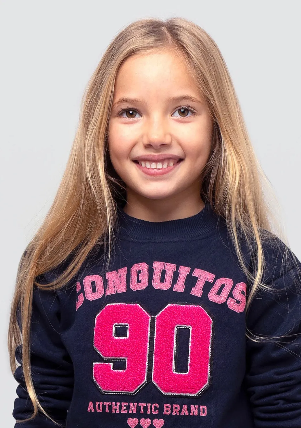 Fashion Sudadera De Niña Marino Camisetas|Sudaderas