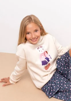Cheap Sudadera De Niña Osito Beige Sudaderas