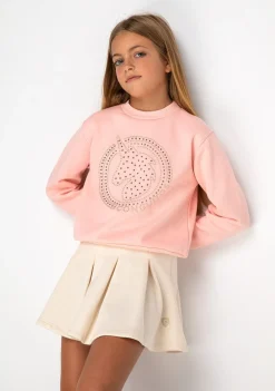 Best Sale Sudadera De Niña Unicornio Strass Rosa Sudaderas