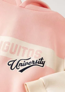 Clearance Sudadera De Niña University Rosa Sudaderas