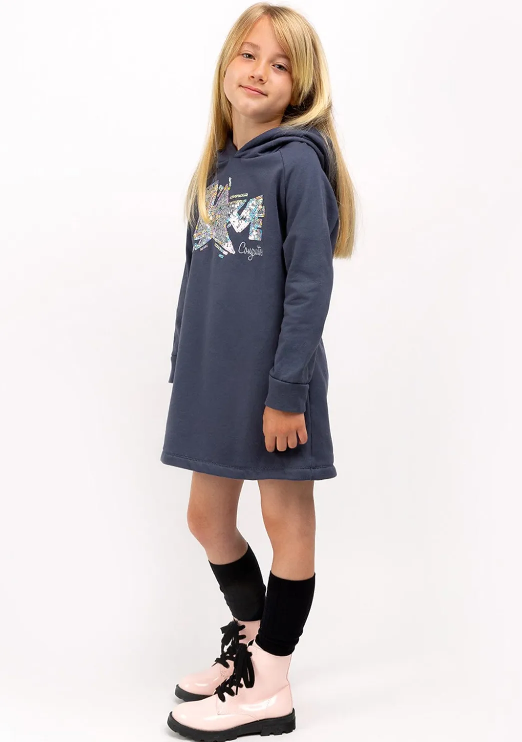 Cheap Vestido De Niña Sudadera Marengo Vestidos Sudadera|Vestidos