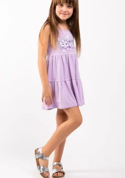 Discount Vestido De Niña Volantes Love Nature Malva Vestidos De Verano|Vestidos