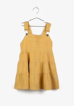 Shop Vestido Peto De Niña Mostaza Vestidos De Verano|Vestidos