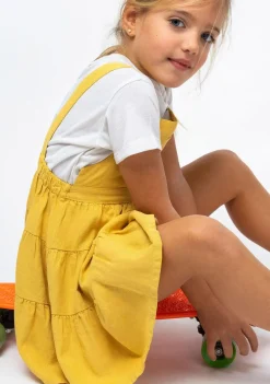 Shop Vestido Peto De Niña Mostaza Vestidos De Verano|Vestidos