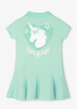 Fashion Vestido Polo Menta Niña Vestidos De Verano|Vestidos