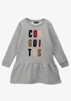 Flash Sale Vestido Sudadera De Niña Gris Vestidos Sudadera|Vestidos